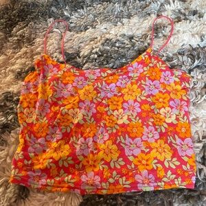 forever 21 floral tank top